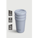 Stevig Bubble Stainless Steel Thermos in Zen Blue 600 ml