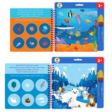 Lino Magic Painting Book: Reusable Water Coloring Book for Mess-Free Fun. Ideal Children's Art Activity, Toddler Coloring, Animals Theme
