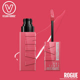 Maybelline New York Super Stay Vinyl Ink Liquid Lipstick - Long-Lasting, Smudge-Proof, High Gloss Finish - 145 Rogue