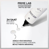 Loreal Paris Prime Lab Matte Makeup Primer - 24 Hour Matte Finish, Long Lasting Foundation Primer for Oily Skin