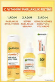 Garnier Vitamin C Brightening Toner - Achieve Glowing, Even Skin Tone - Refreshing Facial Treatment, All Skin Types - 120ml
