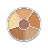 Kryolan Concealer Circle Palette 2 - Color Correcting Makeup 40g