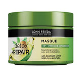 John Frieda Detox and Repair Masque 250ml - Nourishing Hair Care Mask for Dry & Damaged Hair