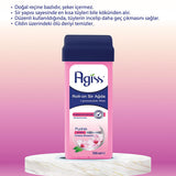 Agiss Roll-On Wax for Sensitive Skin - Natural Resin Hair Removal, Easy Application, Perfect for Legs & Arms - 3.38 fl oz