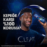 Clear Men Vin’cius Jœnior Anti-Dandruff Shampoo: Ultra Hydro Boost for Men - 10x Deeply Moisturizing, Eucalyptus & Cedarwood, Fight Dry Scalp & Flakes