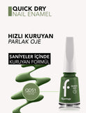 Flormar Quick Dry Nail Polish High Shine Finish 11ml