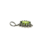 .96ct Peridot Diamond Fashion Pendants 10KT White Gold