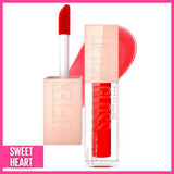Maybelline Lifter Gloss: Hydrating Hyaluronic Acid Lip Gloss - Sweetheart #23 | Achieve Fuller, Plump Lips with Non-Sticky Shine