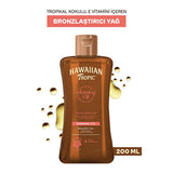 Hawaiian Tropic Glowing Coconut Tanning Oil: Long-Lasting Tan, Moisturizes, Water Resistant - Natural Bronzing Oil