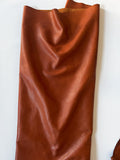 Whiskey Distressed Natural Grain Deer Tanned Cowhide – Full Grain, Saddle-Tanned Style, Wax Finish, 1.1–1.3 mm (3 oz), ~20 Sq Ft