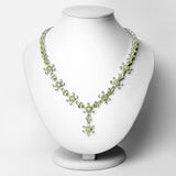 43.02 Carat Genuine Peridot .925 Sterling Silver Necklace