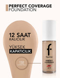 Flormar Perfect Coverage High Pigment SPF15 Foundation 30ml