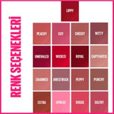 Maybelline Super Stay Vinyl Ink Liquid Lipstick - Long Lasting Lip Color with Vinyl Ink Finish, Rouge Shade 145 Rogue