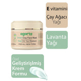 Agarta Natural Green Clay Face Mask with Tea Tree 150 ml