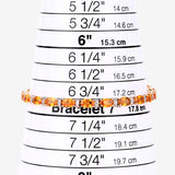 12.33 Carat Genuine Orange Sapphire and White Diamond 14K Yellow Gold Bracelet