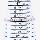 10.00 Carat Lab Grown Diamond 14K Yellow Gold Bracelet