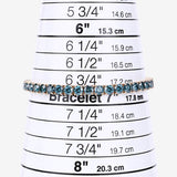 12.95 Carat Genuine Blue Diamond 14K Yellow Gold Bracelet