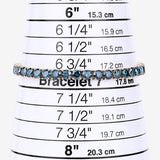 14.33 Carat Genuine Blue Diamond 14K Yellow Gold Bracelet