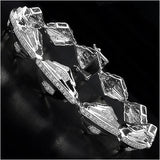 14K Yellow Gold Plated 1.07 Carat Genuine White Diamond Sterling Silver Bracelet