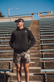 MEN'S | BASE LAYER HOODIE : BLACK