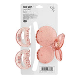Eklips Cherry Claw Clip Set Orange Hair Accessories