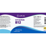 Life In B12 - Vitamin B12 Supplement for Adults and Children Over 11 Years - Boosts Immune System, Reduces Fatigue