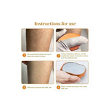 Beautycarebag Hair Eraser for Women and Men, Reusable Hair Remover Device Magic Painless Exfoliation Hair Removal Tool, Magic Hair Eraser for Back Arms Legs