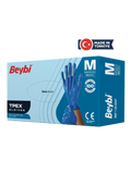 Beybi TPEX Blue TPE Disposable Gloves for Food and Hygiene 100 Count