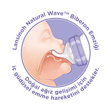 Lansinoh BPA Free Baby Bottle with NaturalWave Nipple - 160ml, Supports Easy Breastfeeding Transition