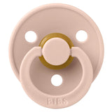 Bibs Colour Natural Rubber Pacifier for 0-6 Months Blush 1 Pack