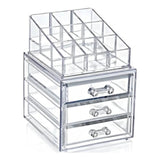 Box Up 3-Drawer Cosmetic Organizer for Makeup and Jewelry