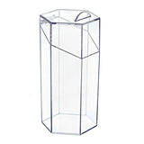 Box Up Covered Makeup Brush Organizer Clear Storage 21x11cm