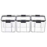 Box Up Plastic Storage Containers 3-Piece Set 2.1L Each