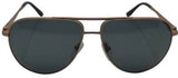 Bvlgari 5037 2003/87 Gold Metal Square Sunglasses 59mm