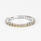 0.81 Carat Genuine Citrine .925 Sterling Silver Ring