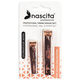 Nascita Bronze Nail Clipper Set for Precise Grooming 2 Pieces