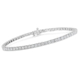 IGI Certified 5.0 Cttw Cut Diamond 14K White Gold Classic 7â€ Tennis Bracelet (H-I Color, I1-I2 Clarity)