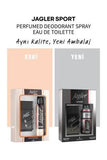 Jagler Sport Men's Fragrance Set: Long Lasting Citrus Woody Cologne, Deodorant Spray - For Active & Sporty Men