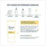 The Purest Solutions UV Protective Moisturizer SPF 50+ - Non-Greasy, Hydrating Sunscreen for Daily Use with Hyaluronic Acid & Shea Butter