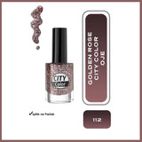 Golden Rose City Color Nail Lacquer Glossy Finish Shade 112