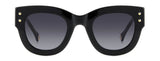 Carolina Herrera HER 0222/S Women's Sunglasses Black Gold 47mm