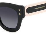 Carolina Herrera HER 0222/S Women's Sunglasses Black Gold 47mm