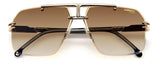Carrera 1054/S Black Brown Green Rectangular Men's Sunglasses