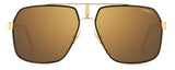 Carrera 1055/S Gold Men's Aviator Sunglasses 62mm