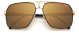 Carrera 1055/S Gold Men's Aviator Sunglasses 62mm