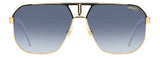 Carrera 1062/S Dark Blue Square Men's Sunglasses 62mm
