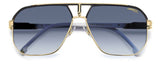 Carrera 1062/S Dark Blue Square Men's Sunglasses 62mm