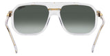Carrera 1077/S Rectangular Green Lens Men's Sunglasses 60mm