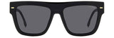 Carrera 3016/S Black Square Women's Sunglasses 55mm