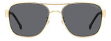 Carrera 3042/S Grey Polarized Square Women's Sunglasses 58mm